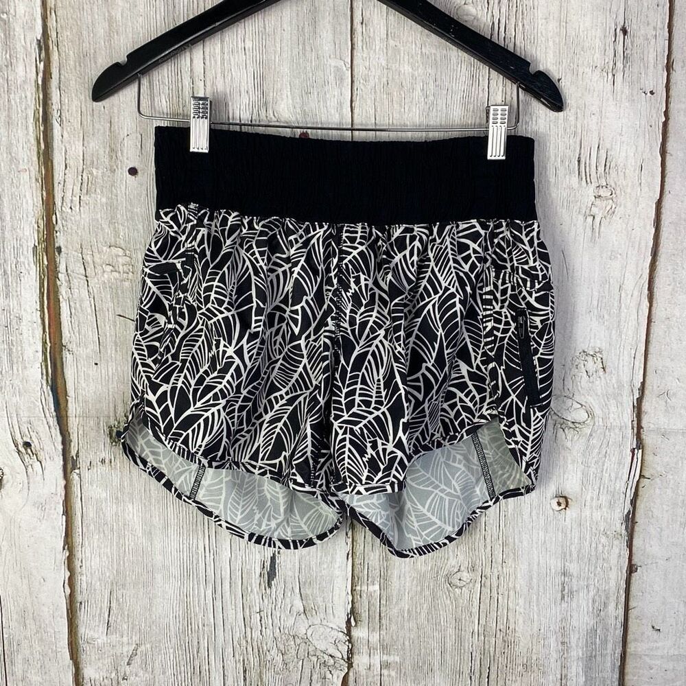 lululemon athletica Black and White Athletic Shorts